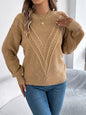 Round Neck Long Sleeve Sweater | Cozy & Versatile