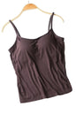 🔥 Scoop Neck Cami with Built-In Bra – Comfortable & Supportive