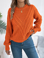 Round Neck Long Sleeve Sweater | Cozy & Versatile