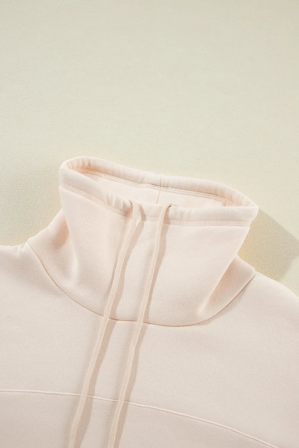 Drawstring Turtleneck Long Sleeve Sweatshirt | Cozy & Stylish