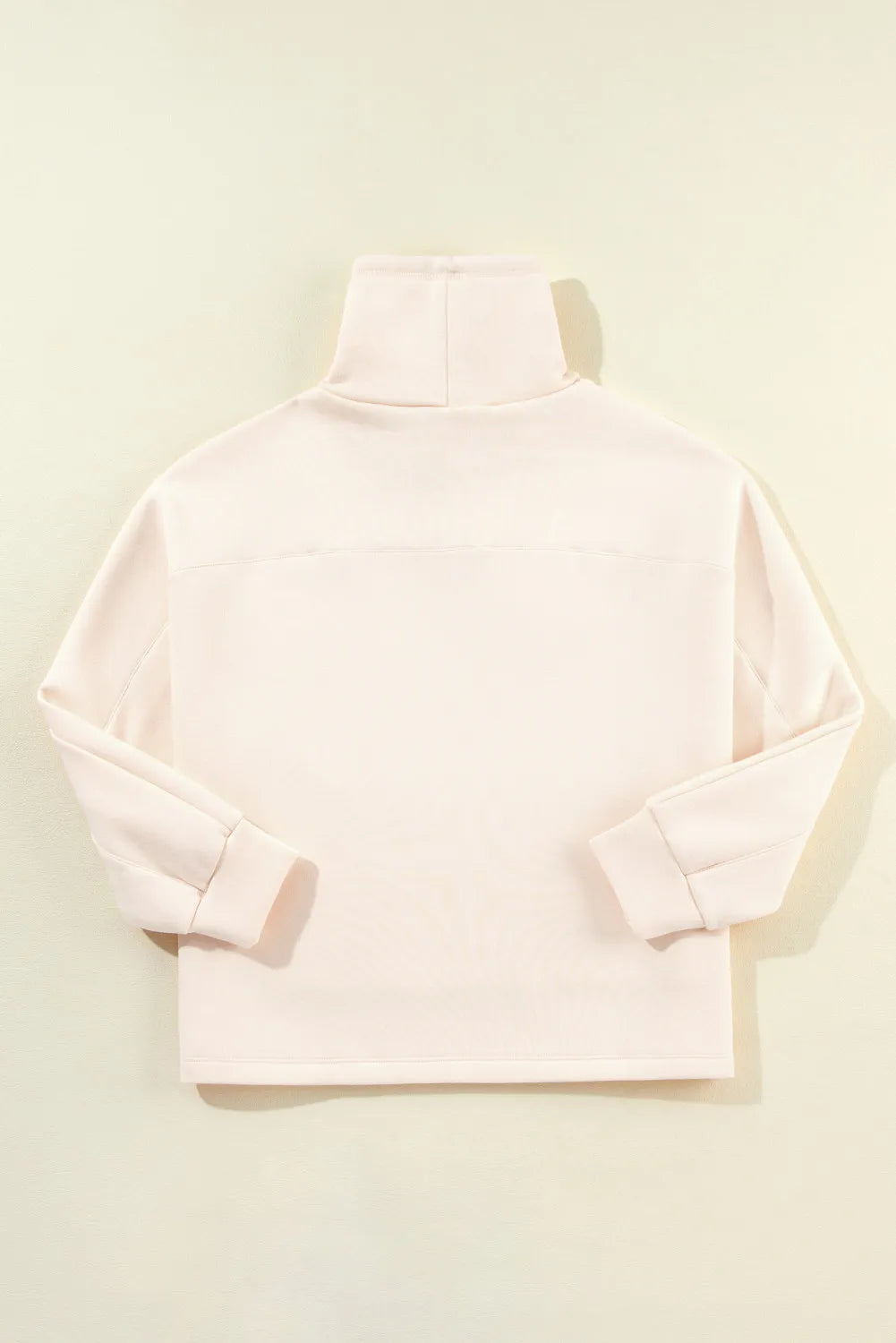 Drawstring Turtleneck Long Sleeve Sweatshirt | Cozy & Stylish