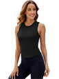 Exposed Seam Round Neck Tank | Trendy & Comfortable