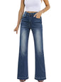High Waist Bootcut Jeans with Pockets | Stylish & Flattering Fit